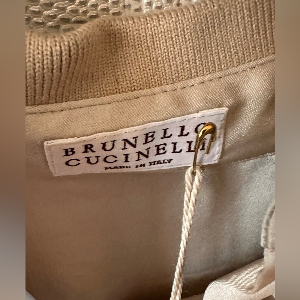 Brunello Cucinelli sequin embellishment polo T-shirt brand new with tag - Picture 9 of 12
